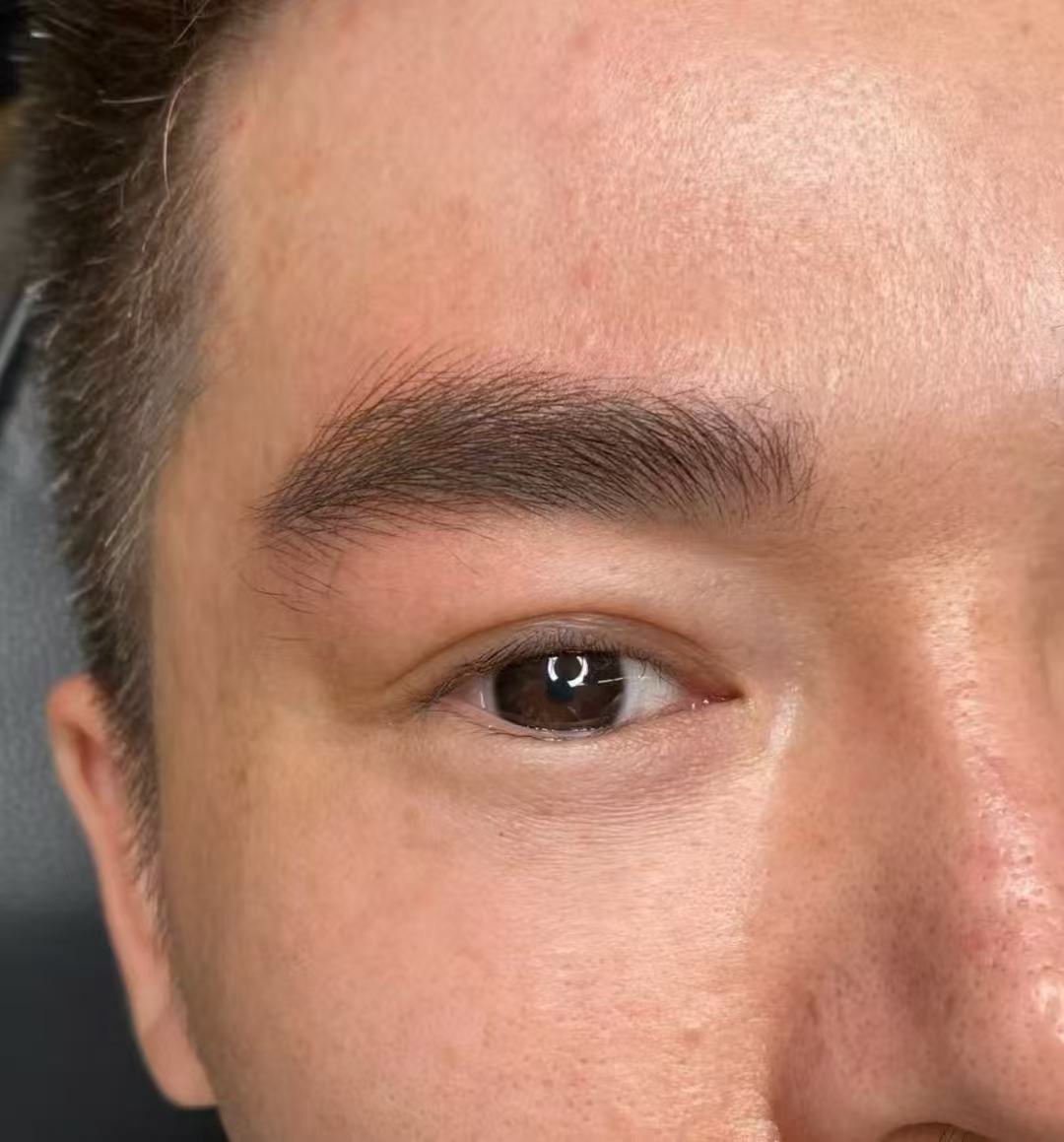 Eyebrow Tattoo Man